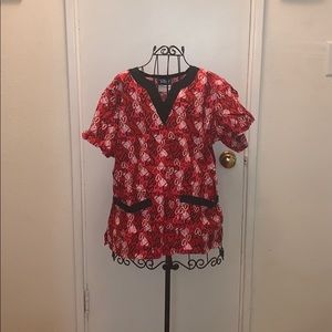 🍭Heart Scrub Top🍭